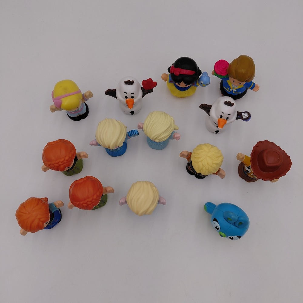 Mixed lot 13 Fisher Price Little People Disney Frozen Toy Story Princess Figures - Picture 6 of 8